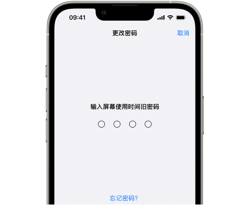 新干iPhone屏幕维修分享iPhone屏幕使用时间密码忘记了怎么办 