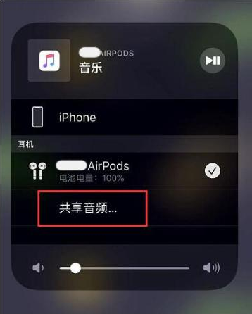 新干苹果14音频维修点分享iPhone14音频共享设置方法 