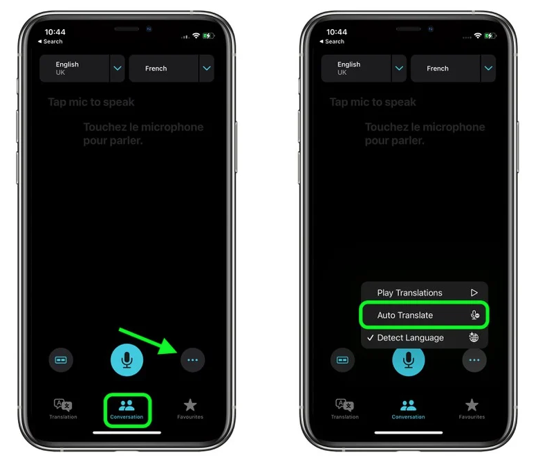 新干苹果手机维修分享iOS 15 “翻译” App 新改进 