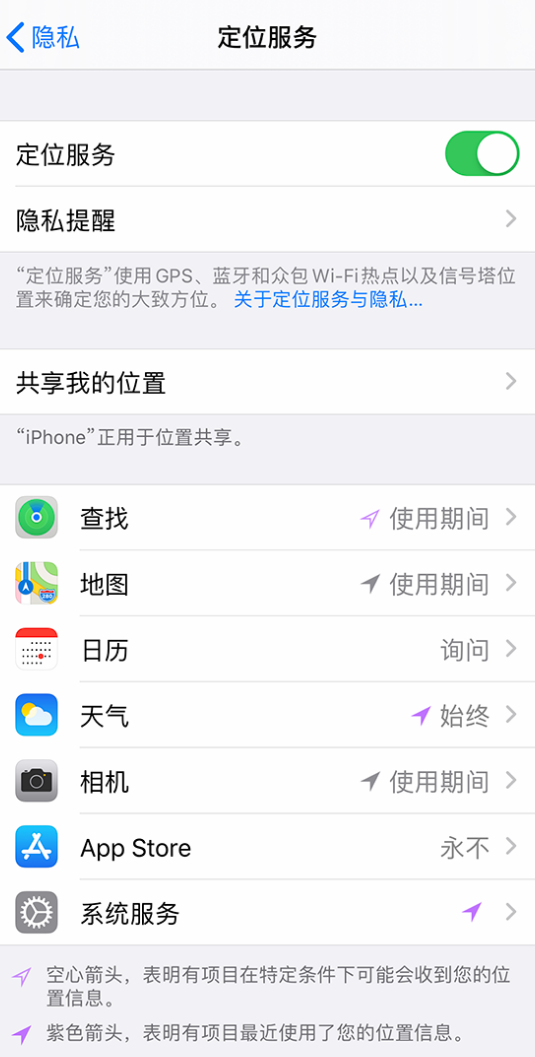 新干苹果手机维修分享iPhone 状态栏中时间显示为蓝色图标是什么情况 
